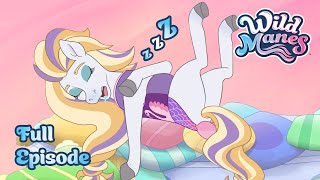 Staying Up Way Too Late  The Night Mares 💤 Full Episode 🐴 Wild Manes  Ep 16  Fun Horse Cartoon [upl. by Nnaeirelav]