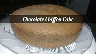 Chocolate Chiffon Cake Recipe Chiffon Cake Recipe Malayalam [upl. by Arateehc]