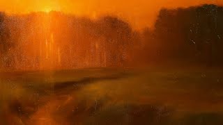 How to paint in oils  3 tips on painting a sun setting behind trees learn techniques with Tim G [upl. by Gianna]