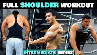 BIG SHOULDER WORKOUT for INTERMEDIATE in HINDI SHOULDER वर्कआउट इंटरमीडिएट के लिए [upl. by Aivitnahs]