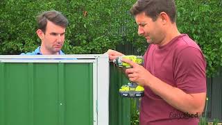 EasyShed  Storage Shed Assembly  208m x 097m Garden Locker Shed [upl. by Edmondo]