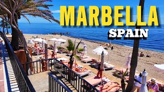 Marbella Spain 🇪🇸 2024 Beautiful City and Beach Walk 4K Malaga [upl. by Norb]