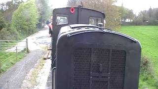 Black Ruston Shunter at work at Helston Railway 6th May 2012 [upl. by Amikehs]