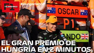 HUNGRÍA GP EN 2 MINUTOS hungariangp schedule belgiangp [upl. by Earb520]