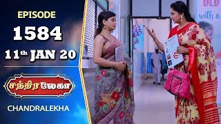 CHANDRALEKHA Serial  Episode 1584  11th Jan 2020  Shwetha  Dhanush  Nagasri  Arun  Shyam [upl. by Agn833]