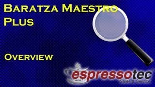 Baratza Maestro Plus Grinder Overview [upl. by Tichonn]