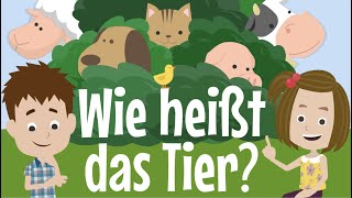 Kinderlied Tiere amp Tiergeräusche  Wie heißt das Tier  BlauBlau Kinderlieder zum Mitsingen [upl. by Finkelstein]