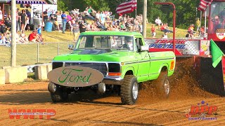 Improved Stock Trucks at Eleva Broiler Fest Truck Pull 2023 [upl. by Tuhn]