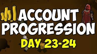 OSRS Account Progression  Day 23  24  Rogues Den [upl. by Aicinet102]