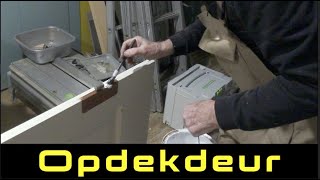 Timmertip 1470 MDF opdekdeur repareren [upl. by Sanborn588]