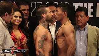 INTENSE FACE OFF BETWEEN LUCAS MATTHYSSE amp TEWA KIRAM  KIRAM FLEXES ON MATTHYSSE [upl. by Randie]