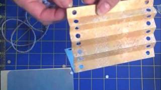 How to make a Venetian Blind Cardwmv [upl. by Ahsieyt]