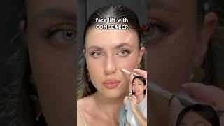 Lifting facial con corrector👌🏼🤩 concealer makeup tips lifting tutorial [upl. by Mendelson]