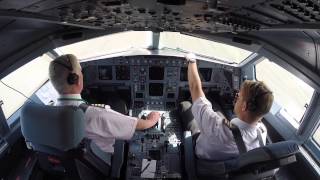 Aer Lingus Cockpit Video  Dublin to Washington  Inaugural IAD Flight [upl. by Helen]