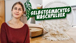 DIY Waschpulver selber machen Waschmittel ganz einfach und super schnell [upl. by Joeann]