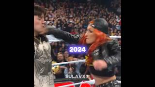 Becky lynch evolution in WWE from 2014 to 2024  viralhoga viral goviral evolution wrestling [upl. by Anawal997]