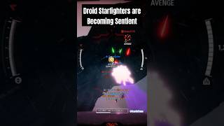 Droid Starfighters are Becoming Sentient StarWars Battlefront2 StarfighterAssault [upl. by Granlund]