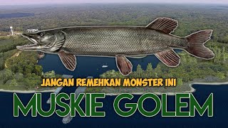 MUSKIE GOLEM MONSTER  SAINT CROIX LAKE  FISHING PLANET TUTORIAL INDONESIA [upl. by Razaile325]