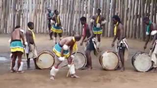 Swazi dance demostration in Swaziland [upl. by Ativel]