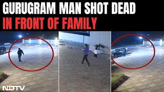 Gurugram News  Gurugram Trader Shot Dead In Front Of Mother Wife And Children [upl. by Aiak]