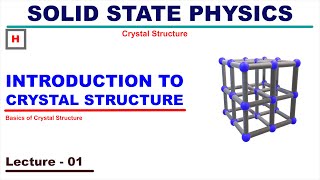 Introduction to Crystal Structure  Crystal Structure [upl. by Janka649]