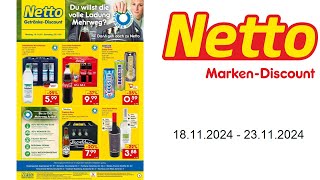 Netto MarkenDiscount Prospekt DE  vom 1811 bis 23112024 [upl. by Eymaj]