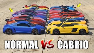 GTA 5 ONLINE  NORMAL VS CABRIO WHICH IS FASTEST [upl. by Imled]