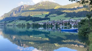 Lungern Lake Switzerland 🇨🇭 Swiss View [upl. by Standish]