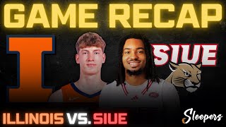 Illinois vs SIUE Game Recap [upl. by Assennav]