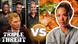 Titans vs Esther Choi  Full Episode Recap  Bobby’s Triple Threat  Food Network [upl. by Zsamot437]