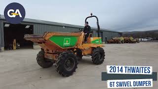 2014 THWAITES 6T SWIVEL DUMPER [upl. by Pagas707]