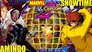 Marvel vs Capcom 2 SHOWTIME vs AMINGO [upl. by Nason]