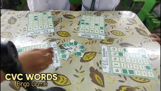 CVC WORDS BINGO GAME BY Teacher Michael TV teacher reading writing math [upl. by Kristofor]