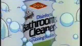 Dow Bathroom cleaner commercial with scrubbing bubbles [upl. by Leeda]