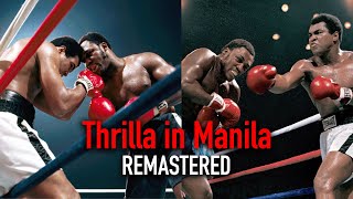 Muhammad Ali vs Joe Frazier 3  quotThrilla in Manilaquot Remastered [upl. by Conner]