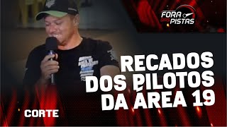 RECADOS DOS PILOTOS DA ÁREA 19 PAROS PILOTOS DA A ÁREA 47 [upl. by Markman]