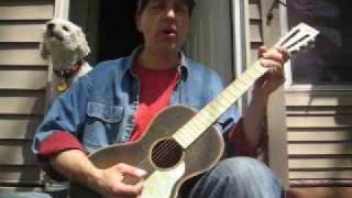 How to play Fishin Blues Henry Thomas Taj Mahal bottleneck blues slide guitar [upl. by Nessim]