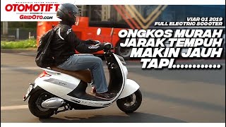 Motor Listrik Viar New Q1 Buat Harian Jarak Tempuh Makin Jauh Tapi l Test Ride Review l GridOto [upl. by Ober]