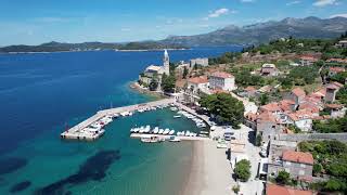 CROATIA  LOPUD ISLAND  DUBROVNIK  AERIAL VIEW 1 [upl. by Atiraj]