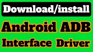 Android ADB interface driver windows 7 3264 bit  SPD Driver Installation Window  7810 3264 bit [upl. by Maje]