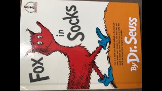 Fox in Socks By Dr Seuss Read Along [upl. by Carrnan]