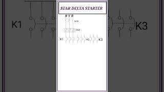 star delta starter motor connection in hindi  star delta power wiring diagram hindi iti electric [upl. by Marius]