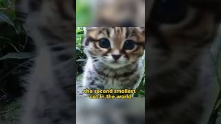 Black footed cat😺trending viralvideo shorts cat pets [upl. by Eidok]