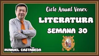 POSMODERNISMO  SEMANA 30  LITERATURA  MANUEL CASTAÑEDA [upl. by Olemrac]