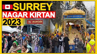 Vaisakhi Nagar Kirtan 2023  Surrey Khalsa Day Parade  TV Punjab [upl. by Alyson]