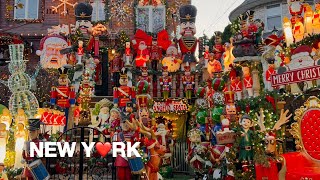 4K🇺🇸Dyker Heights Christmas Lights 2024 in Brooklyn🎄🌟Magical Christmas in New York City  Dec 2024 [upl. by Kinata]