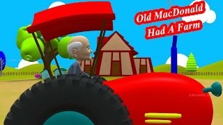 Old MacDonald Had a Farm Nursery Rhyme 3d with Lyrics  Cartoon Animation Rhymes Songs for Children [upl. by Stronski47]