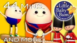 Humpty Dumpty  Part 3  Plus Lots More Nursery Rhymes  44 Minutes Compilation from Little Baby Bum [upl. by Noirod320]