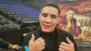 Oscar Valdez On Learning from Fernando Vargas Career Navarrete Loss amp Liam Wilson Comeback [upl. by Milissent]