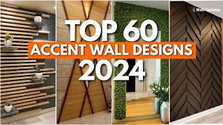 Top 60 Accent Wall Ideas 2024  Latest Wall Decoration Ideas  Accent Wall Light Design [upl. by Seavey]